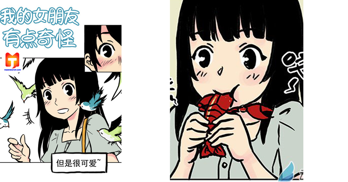 My Girlfriend Is A Bit Weird, but She Is Very Cute scan 2
